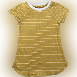 The Main Street Exchange Yellow Stripe Dress